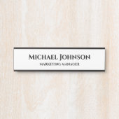 Individuelle Name und Titellamt Türschild (Vorderseite )