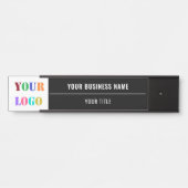 Individuelle Name und Titeltür Logo-Zeichen Türschild (Vorderseite )