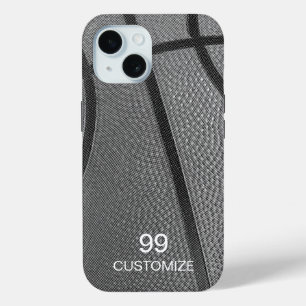 Individuelle Name- und Zahlenbasketball Case-Mate iPhone Hülle