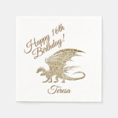 Individuelle Name und Zeitalter Phantastischer Mos Serviette (Vorderseite)