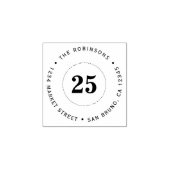 Individuelle Name und Zeitalter Überraschung Party Gummistempel (Prägung)