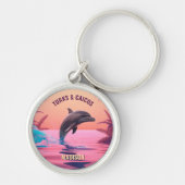 Individuelle Name- und Zieldolphin Schlüsselanhänger (Vorne)