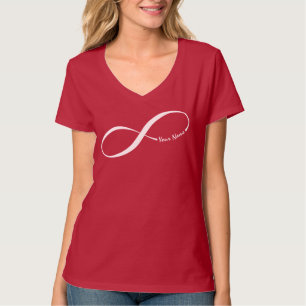 Individuelle Name Unendlichkeit Symbol T - Shirt