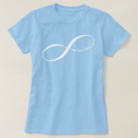 Individuelle Name Unendlichkeit Symbol T - Shirt