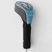 Individuelle Name Unicorn Golf Headcover (angewinkelt)