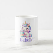 Individuelle Name Unicorn Tasse (Mittel)