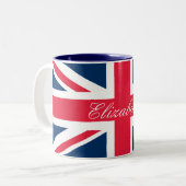 Individuelle Name Union Jack Tasse (Vorderseite Links)