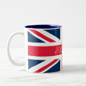 Individuelle Name Union Jack Tasse (Links)
