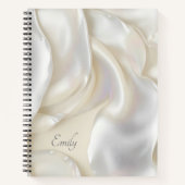 Individuelle Name Unique Mother of Pearl Texture Notizblock (Vorderseite)