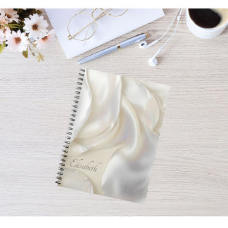 Individuelle Name Unique Mother of Pearl Texture Notizblock