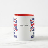 Individuelle Name United Kingdom Flag Tasse (Zentrum)