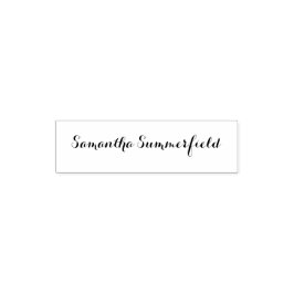 Individuelle Name-Unterzeichner Permastempel
