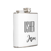 Individuelle Name Usher Flask Flachmann (Rechts)