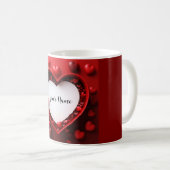 Individuelle Name Valentine Kaffeetasse (VorderseiteRechts)