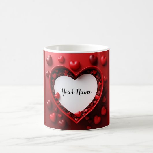 Individuelle Name Valentine Kaffeetasse (Mittel)