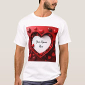 Individuelle Name Valentine T-Shirt (Vorderseite)