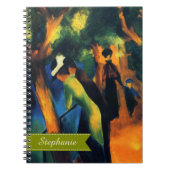 Individuelle Name Valentinstag Kunstgeschenk Notizblock (Vorderseite)