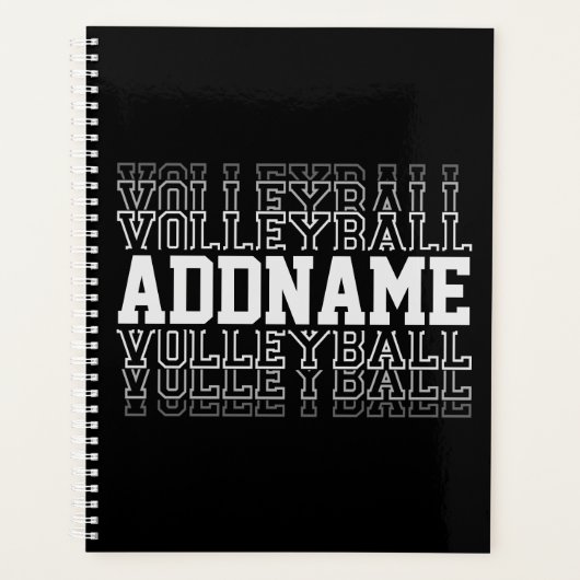 INDIVIDUELLE NAME Vanishing Volleyball Logoteam Planer (Vorderseite)