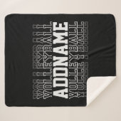 INDIVIDUELLE NAME Vanishing Volleyball Logoteam Sherpadecke (Vorderseite (Horizontal))