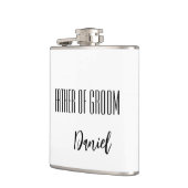 Individuelle Name Vater der Bodenflasche Flachmann (Links)