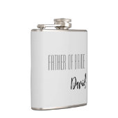 Individuelle Name Vater der Brautflasche Flachmann (Rechts)