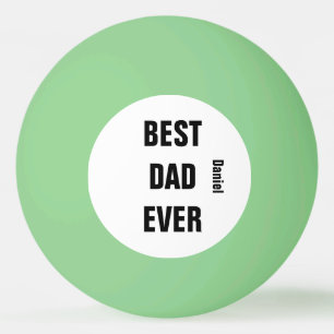 Individuelle Name Vatertag Geburtstag Bester Vater Tischtennisball