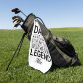 Individuelle Name Vatertag Golfhandtuch (Gras)