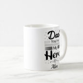Individuelle Name Vatertag Kaffeetasse (VorderseiteRechts)