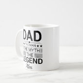 Individuelle Name Vatertag Kaffeetasse (Vorderseite Links)