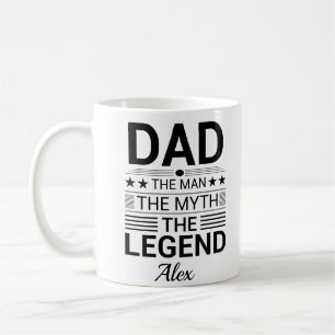 Individuelle Name Vatertag Kaffeetasse