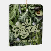 Individuelle Name Vegan Keramikornament (Rechts)