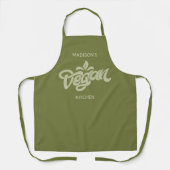 Individuelle Name Vegan Schürze (Vorderseite)