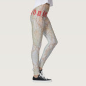 Individuelle Name Veins Pastell Leggings (Rechts)
