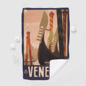 Individuelle Name Venezia (Venedig) Golfhandtuch (Insitu)