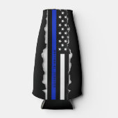 Individuelle Name verdreht Aussehen dünne blaue Li Flaschenkühler (Vorderseite)