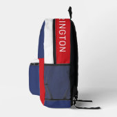 Individuelle Name Vereinigtes Königreich Bedruckter Rucksack (Rechts)