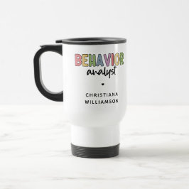 Individuelle Name-Verhaltensanalyst Reisebecher