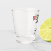 Individuelle Name-Verhaltensanalyst Schnapsglas (Links)