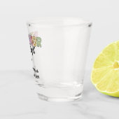 Individuelle Name-Verhaltensanalyst Schnapsglas (Rechts)