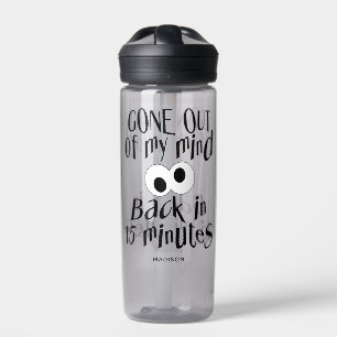 individuelle Name "Verschwinde aus meinem Kopf" Trinkflasche
