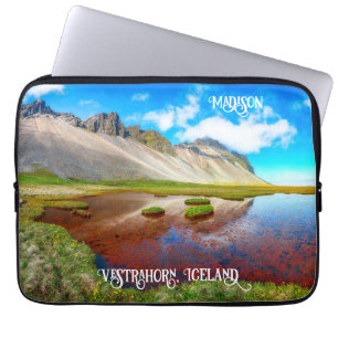Individuelle Name Vestrahorn Mountains, Island Laptopschutzhülle