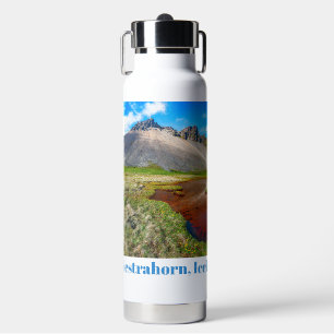 Individuelle Name Vestrahorn Mountains, Island Trinkflasche