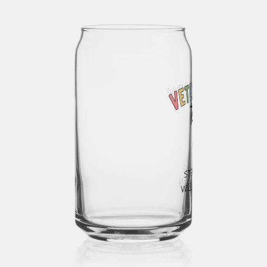 Individuelle Name Veterinary Tech | Tierarzt Dosenglas (Rechts)