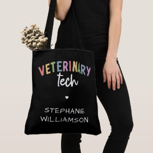 Individuelle Name Veterinary Tech   Tierarzt Tasche