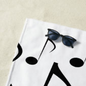 Individuelle Name + Viele Musikstipps Strandtuch (Beispiel)