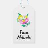 Individuelle Name Vielen Dank für Ihre Geschenkmar Geschenkanhänger (Rückseite)