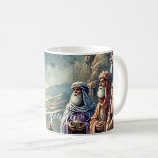 Individuelle Name Vintag Wasserfarbe Drei Weisen Kaffeetasse