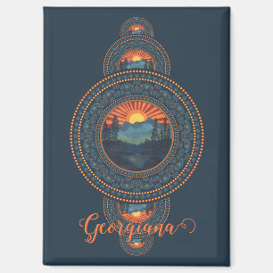 Individuelle Name Vintag Wilderness Ornamental Man Magnet