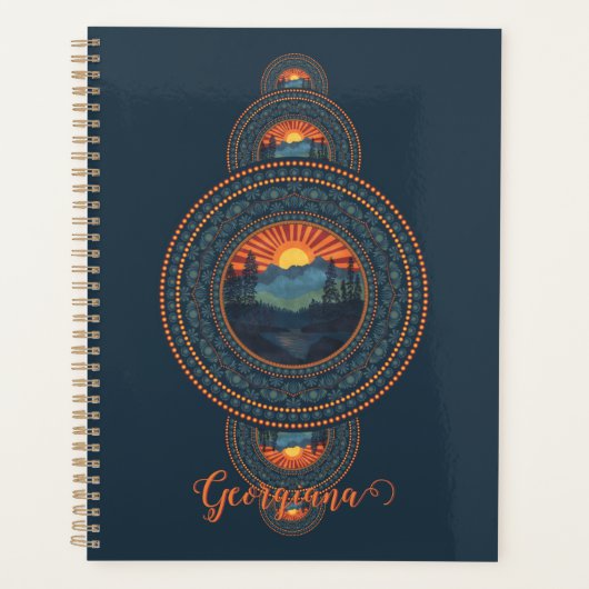 Individuelle Name Vintag Wilderness Ornamental Man Planer (Vorderseite)