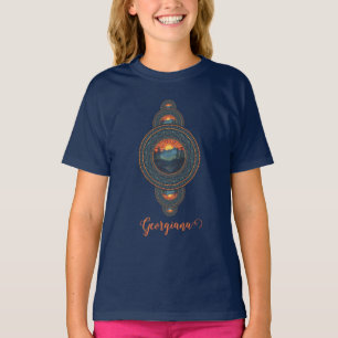 Individuelle Name Vintag Wilderness Ornamental Man T-Shirt